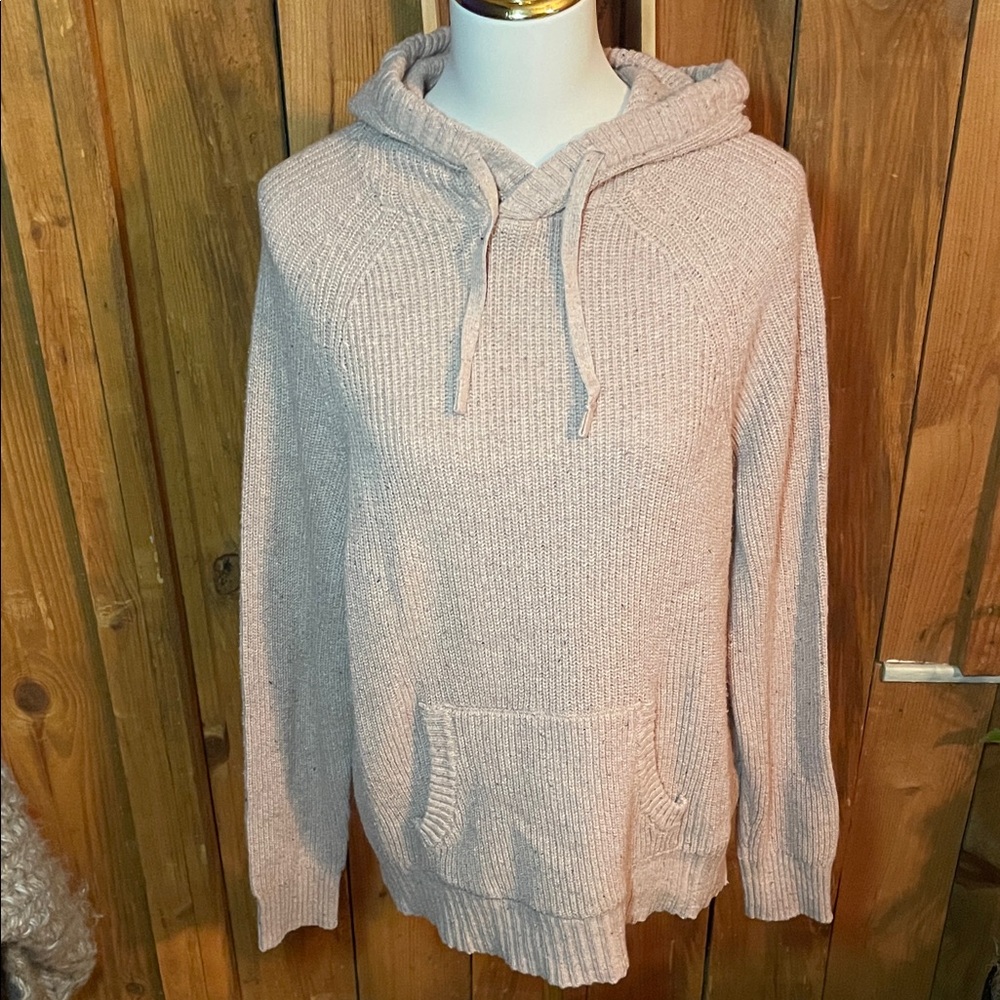 Vintage American Eagle Mauve knit Sweater Hoodie
